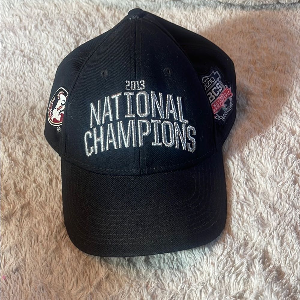 Nike, Florida State, Seminoles  2013 National Champions Black Cap